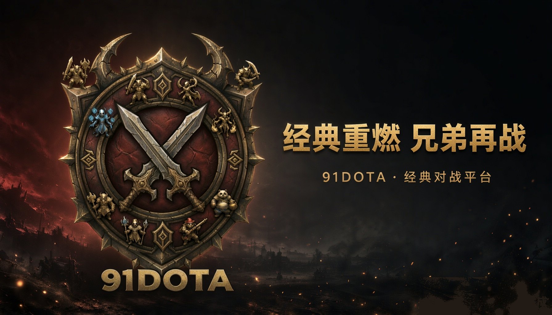 91DOTA 经典重燃 兄弟再战
